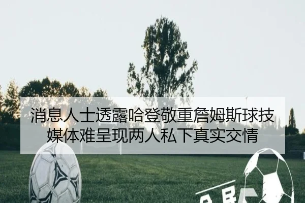消息人士透露哈登敬重詹姆斯球技 媒体难呈现两人私下真实交情